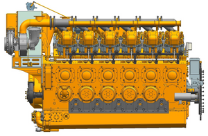 Z12V280/T Натуральный Газовая генераторная установка